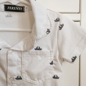 Minimalistic Button Front Shirt